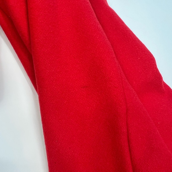 Juicy Couture Jacket Blazer Red Cropped Military Style Asymmetrical Coat Y2K Top - Picture 11 of 17